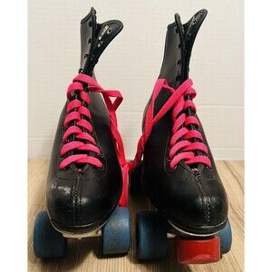 Black Epic Skates Classic High-Top Quad Roller Skates Size 6 Read Description